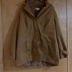 Bronze Coldwater creek polyester coat/jacket
